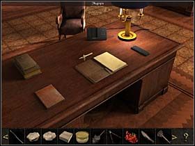 1 - Gabinet kardynała; szczyt muru, ulica - Watykan, 8 listopada 2008 - Chronicles of Mystery: Rytuał Skorpiona - poradnik do gry