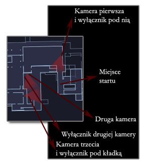 Jej dezaktywacja jest bardzo prosta, wystarczy szybko podbiec pod nią, gdy ta skierowana jest w przeciwna stronę - Etap III - Opera House (cz.1) | Quantum of Solace - Quantum of Solace - poradnik do gry