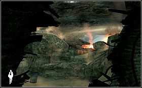 Będąc tam, odczekaj chwilę, aż wiszący nad Twą głową helikopter odleci i dopiero wtedy udaj się w dalszą drogę (wodą) - Etap IV - Sink Hole | Quantum of Solace - Quantum of Solace - poradnik do gry