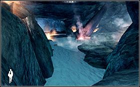 Dotrzesz w ten sposób do niebieskiej jaskini, zeskocz do wody i udaj się w kierunku kolejnego fragmentu samolotu - Etap IV - Sink Hole | Quantum of Solace - Quantum of Solace - poradnik do gry