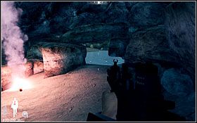 Następnie udaj się w stronę, z której strzelali i skręć w lewo (do wody) za płonącą flarą - Etap IV - Sink Hole | Quantum of Solace - Quantum of Solace - poradnik do gry