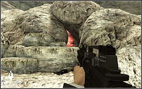 Zabijając wszystkich skieruj się do jaskini, z której wychodzili przeciwnicy - Etap IV - Sink Hole | Quantum of Solace - Quantum of Solace - poradnik do gry