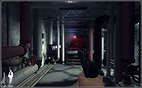 Przejdź korytarzem do końca i skręć w lewo - Etap VIII - Science Center Interior (cz.1) | Quantum of Solace - Quantum of Solace - poradnik do gry