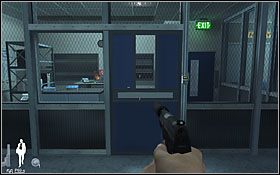 Następnie przejdź do drzwi z elektronicznym zamkiem, otwórz je i uruchom komputer w pomieszczeniu, do którego wejdziesz - Etap IX - Miami Airport (cz.1) | Quantum of Solace - Quantum of Solace - poradnik do gry
