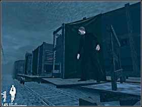 Następnie przejdź obok ładunków (patrz zdjęcie) do końca wagonu i wykończ dwóch napastników, ukrywających się po ich drugiej stronie - Etap X - Montenegro Train (cz.2) | Quantum of Solace - Quantum of Solace - poradnik do gry