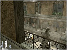 Pojawiać się będą zarówno na górze (tam, gdzie się aktualnie znajdujesz), jak i na dole - Etap XIV - Venice (cz.1) | Quantum of Solace - Quantum of Solace - poradnik do gry