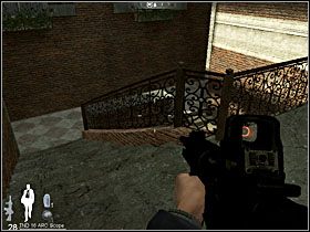 Dopiero po odparciu pierwszej fali zejdź po schodach - Etap XIV - Venice (cz.1) | Quantum of Solace - Quantum of Solace - poradnik do gry