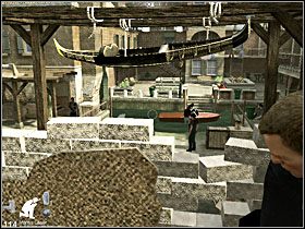 Schowaj się za murkiem i nie czekając na nic, strzel w wiszącą gondolę - Etap XIV - Venice (cz.2) | Quantum of Solace - Quantum of Solace - poradnik do gry