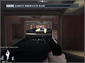 Kontynuując dalszą drogę, trafisz na wspomniany parking, czyli do miejsca największego starcia w całej grze - Etap XV - Eco Hotel (cz.1) | Quantum of Solace - Quantum of Solace - poradnik do gry