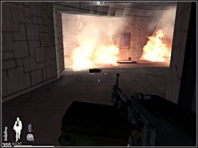 Dalszą drogę będzie uniemożliwiać ogień - Etap XV - Eco Hotel (cz.2) | Quantum of Solace - Quantum of Solace - poradnik do gry