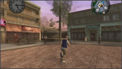 Zazwyczaj niedaleko znajdziesz też sklepy z odzieżą symbolizowane niebieska koszulką - Sklepy | Podstawy Bully Scholarship Edition - Bully: Scholarship Edition - poradnik do gry