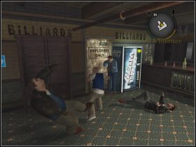 Rzecz jasna pomieszczenie oblegane jest przez młodzież ubraną w czarne skóry - Rozdział III (4) | Opis przejścia Bully Scholarship Edition - Bully: Scholarship Edition - poradnik do gry