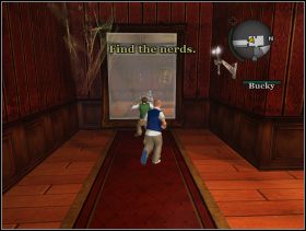 Dalej pozornie znowu zagubionych kujonów, odnajdziesz tuz obok siebie po lewej - Rozdział IV (2) | Opis przejścia Bully Scholarship Edition - Bully: Scholarship Edition - poradnik do gry