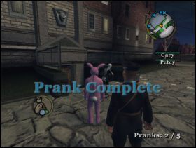 Razem z Garym i Petem w roli różowiutkiego króliczka wyjdź przed budynek - Rozdział I (4) | Opis przejścia Bully Scholarship Edition - Bully: Scholarship Edition - poradnik do gry