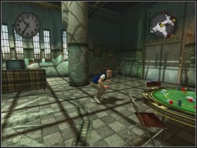 Tym razem pędź już jednak prosto do wejścia uprzednio obserwując ruch chodzącego tam strażnika - Rozdział V (2) | Opis przejścia Bully Scholarship Edition - Bully: Scholarship Edition - poradnik do gry