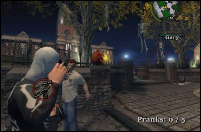 Rezygnując z urozmaicenia sobie tej szczególnej nocy, będziesz musiał poczekać do misji Help Gary, kończącej na dłuższą metę rozdział pierwszy - Dynie | 100% w Bully Scholarship Edition - Bully: Scholarship Edition - poradnik do gry