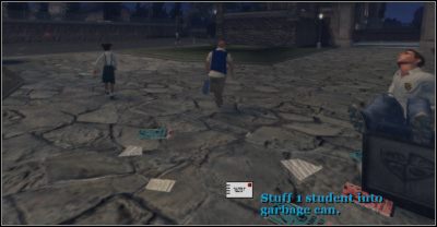 Lokalizacja : przed wejściem do męskiego internatu - Errands (cz.1) | 100% w Bully Scholarship Edition - Bully: Scholarship Edition - poradnik do gry