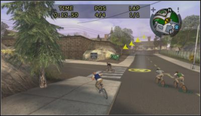 Chciałbym jeszcze zaznaczyć abyś w miarę możliwości wypatrywał skrótów, niemniej nikt do tego nie będzie Cię zmuszał - Wyścigi rowerowe | 100% w Bully Scholarship Edition - Bully: Scholarship Edition - poradnik do gry