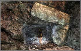 Przejdź pod zawalonymi skałami i zacznij przesuwać się po gzymsie w lewo - Mediterranean Sea - Niflheim (cz.1) | Solucja Tomb Raider Underworld - Tomb Raider: Underworld - poradnik do gry