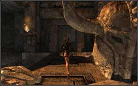 Wybiegnij po cofniętej już kładce i przeskocz na misę, a następnie przejdź drugą częścią kładki na przeciwną stronę komnaty sali - Mediterranean Sea - Niflheim (cz.2) | Solucja Tomb Raider Underworld - Tomb Raider: Underworld - poradnik do gry
