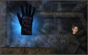 W kolejnym pomieszczeniu, za zamkniętymi drzwiami znajduje się artefakt, po który tutaj przybyłeś - rękawica Thora - Mediterranean Sea - Niflheim (cz.2) | Solucja Tomb Raider Underworld - Tomb Raider: Underworld - poradnik do gry