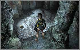 Kiedy dojdziesz do samej góry odwróć się plecami w kierunku widocznej w ścianie dziury i wykonaj skok w jej kierunku - Mediterranean Sea - The Norse Connection (cz.1) | Solucja Tomb Raider Underworld - Tomb Raider: Underworld - poradnik do gry