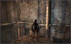 Z kolumny przeskocz na fragment zniszczonego podestu i z niego wybij się w kierunku kolumny po prawej stronie - Mediterranean Sea - The Norse Connection (cz.2) | Solucja Tomb Raider Underworld - Tomb Raider: Underworld - poradnik do gry