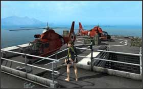 Idź cały czas w kierunku rufy statku - Mediterranean Sea - God of Thunder | Solucja Tomb Raider Underworld - Tomb Raider: Underworld - poradnik do gry