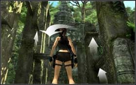 Po lewej stronie zobaczysz częściowo zniszczone filary - Coastal Thailand - Remnants (cz.2) | Solucja Tomb Raider Underworld - Tomb Raider: Underworld - poradnik do gry