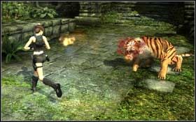 Przejdź w lewą stronę, złap się krawędzi i przejdź na placyk przed głównym wejściem - Coastal Thailand - Remnants (cz.2) | Solucja Tomb Raider Underworld - Tomb Raider: Underworld - poradnik do gry