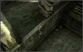 Podejdź do drążka blokującego mechanizm, podskocz do niego i go wyciągnij - Coastal Thailand - Bhogavathi (cz.1) | Solucja Tomb Raider Underworld - Tomb Raider: Underworld - poradnik do gry