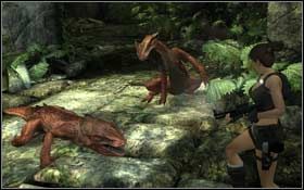 Wyjdziesz z korytarza, na niewielką, otwartą przestrzeń - Coastal Thailand - Bhogavathi (cz.2) | Solucja Tomb Raider Underworld - Tomb Raider: Underworld - poradnik do gry