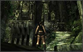 Zejdź po lince poziom niżej, a nastepnie zeskocz na sam dół - Coastal Thailand - Bhogavathi (cz.3) | Solucja Tomb Raider Underworld - Tomb Raider: Underworld - poradnik do gry