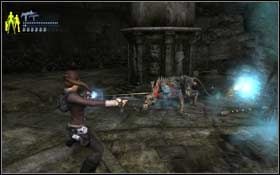 Lara znajdzie się w głównej części podziemi, gdzie na biurku leży druga rękawica Thora - Croft Manor - Protected by the Dead (cz.2) | Solucja Tomb Raider Underworld - Tomb Raider: Underworld - poradnik do gry