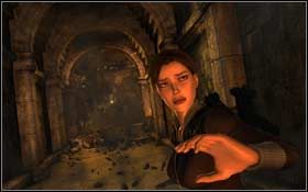 Na końcu korytarza otwórz drzwi i przejdź przez nie - Croft Manor - Protected by the Dead (cz.2) | Solucja Tomb Raider Underworld - Tomb Raider: Underworld - poradnik do gry