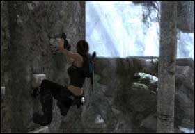 Idź cały czas w prawo, a na końcu przeskocz na cienką kolumnę - Southern Mexico - The Midgard Serpent (cz.2) | Solucja Tomb Raider Underworld - Tomb Raider: Underworld - poradnik do gry
