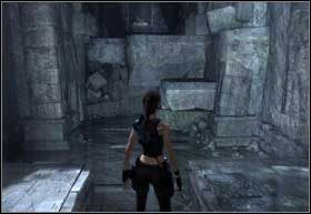 Zabierz ostatni emblemat i tym razem przeskakując po głazach przejdź na drugą stronę i wyjdź na zewnątrz - Southern Mexico - The Midgard Serpent (cz.3) | Solucja Tomb Raider Underworld - Tomb Raider: Underworld - poradnik do gry