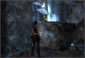 Obejdź pomieszczenie dookoła posuwając się wzdłuż ściany na prawo - Southern Mexico - Land of the Dead (cz.1) | Solucja Tomb Raider Underworld - Tomb Raider: Underworld - poradnik do gry