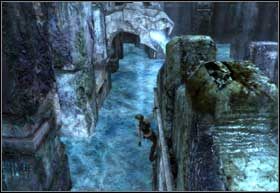 W ten sposób tarcza stworzy Ci możliwość przejścia dalej - Southern Mexico - Land of the Dead (cz.1) | Solucja Tomb Raider Underworld - Tomb Raider: Underworld - poradnik do gry