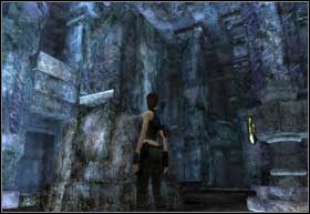Pośrodku zobaczysz coś w rodzaju wielkiej śruby z przymocowanym metalowym kółkiem - Southern Mexico - Land of the Dead (cz.2) | Solucja Tomb Raider Underworld - Tomb Raider: Underworld - poradnik do gry