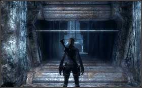 Przeskocz ponad ponad wałkami w podłodzie i przejdź w kucki pod tymi poruszającymi się wzdłuż ściany - Jan Mayen Island - Valhalla (cz.2) | Solucja Tomb Raider Underworld - Tomb Raider: Underworld - poradnik do gry