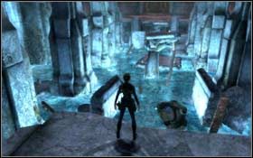 znajdziesz się w olbrzymiej komnacie - Arctic Sea - Helheim (cz.2) | Solucja Tomb Raider Underworld - Tomb Raider: Underworld - poradnik do gry