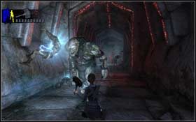 Podążaj prosto przed siebie korytarzem - Arctic Sea - Yggdrasil | Solucja Tomb Raider Underworld - Tomb Raider: Underworld - poradnik do gry