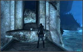 Wepchnij go i ponownie po platformach przeskocz w stronę przeciwną do wskazówek zegara - Arctic Sea - Out of Time (cz.1) | Solucja Tomb Raider Underworld - Tomb Raider: Underworld - poradnik do gry