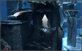 Wejdź na kamień i odbijając się od ścian dostań się na górę - Arctic Sea - Out of Time (cz.1) | Solucja Tomb Raider Underworld - Tomb Raider: Underworld - poradnik do gry