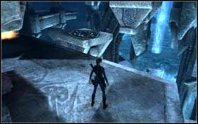 Wejdź na szczyt, zniszcz pieczęć i przeskocz na najbliżej lewitujący blok - Arctic Sea - Out of Time (cz.1) | Solucja Tomb Raider Underworld - Tomb Raider: Underworld - poradnik do gry