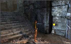 [12] Po przejściu w kuckach przez długi tunel, po wyjściu dziury, u podstawy schodów - Mediterranean Sea - Niflheim | Sekrety Tomb Raider Underworld - Tomb Raider: Underworld - poradnik do gry