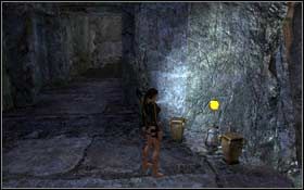 [14] Po cut-scence z krakenem przeskocz nad dziurą w korytarzu po prawej i za zakrętem zjedź po pochylni piętro niżej - Mediterranean Sea - Niflheim | Sekrety Tomb Raider Underworld - Tomb Raider: Underworld - poradnik do gry