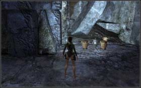 [18] Idź schodami, na których znalazłeś przed chwilą skarb [17] , w korytarzu na skrzyżowaniu skręć w lewo - Mediterranean Sea - Niflheim | Sekrety Tomb Raider Underworld - Tomb Raider: Underworld - poradnik do gry
