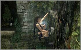 [29] Po wykonaniu skoku na drążku wejdź na schody, skręć w prawo i potem od razu jeszcze raz w prawo - Coastal Thailand - Remnants | Sekrety Tomb Raider Underworld - Tomb Raider: Underworld - poradnik do gry